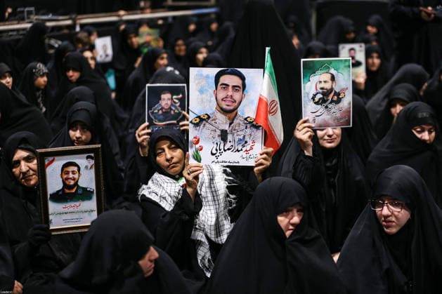 Ceremony Ahead Of Supreme Leader Ali Khamenei funeral - Tehran This handout photograph provided by the Iranian supreme leader office (Khamenei.ir) shows the chief of Iran’s state TV Peyman Jebelli attending a ceremony to pay respect to Iran’s slain Supreme leader Ali Khamenei during a ceremony ahead of his funeral in Tehran on July 2, 2026.Photo by PARSPIX ABACAPRESS.COM Terhan Iran  Copyright: xParspix ABACAx