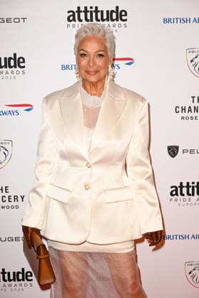 Celebrities attending the Attitude Pride Awards at The Chancery Rosewood in central London Featuring: Denise Welsh Where: London, United Kingdom When: 03 Jul 2026 Credit: Cover Images EDITORIAL USE ONLY. NOT FOR USE BY NEWSPAPERS BASED IN THE UK. Copyright: xx coverimg55826414