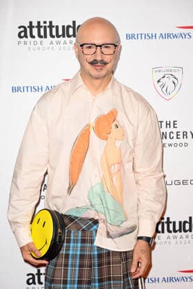 Celebrities attending the Attitude Pride Awards at The Chancery Rosewood in central London Featuring: Dominic Skinner Where: London, United Kingdom When: 03 Jul 2026 Credit: Cover Images EDITORIAL USE ONLY. NOT FOR USE BY NEWSPAPERS BASED IN THE UK. Copyright: xx coverimg55826384