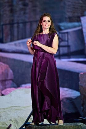 Bad Hersfelder Festspiele - Lysistrata . Schauspielerin Gioia Osthoff während der Fotoprobe zur Inszenierung Lysistrata im Rahmen der Bad Hersfelder Festspiele am 02.07.2026 in der Stiftsruine Bad Hersfeld. 20260702MWI132450 *** Bad Hersfeld Festival: Lysistrata—Actress Gioia Osthoff during the photo shoot for the production of Lysistrata as part of the Bad Hersfeld Festival on July 2, 2026, at the Stiftsruine in Bad Hersfeld 20260702MWI132450