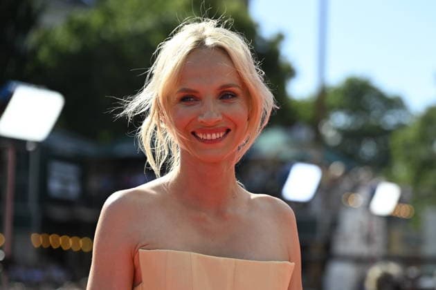 Czech actress Jana Plodkova arrives at the opening of the 60th Karlovy Vary International Film Festival, on June 3, 2026, in Karlovy Vary, Czech Republic. (CTKxPhoto KaterinaxSulova) CTKPhotoP2026070306461  CTKPhotoP2026070306461