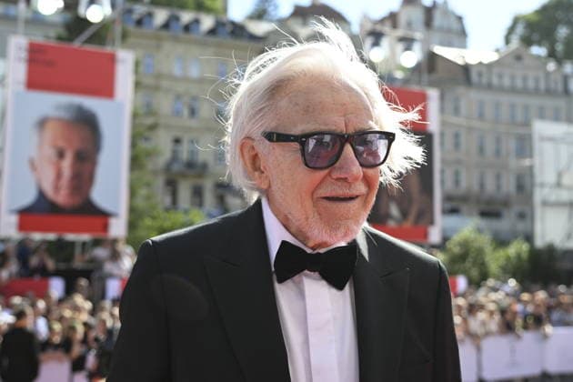 American actor Harvey Keitel arrives at the opening of the 60th Karlovy Vary International Film Festival, on June 3, 2026, in Karlovy Vary, Czech Republic. (CTKxPhoto KaterinaxSulova) CTKPhotoP2026070306637  CTKPhotoP2026070306637