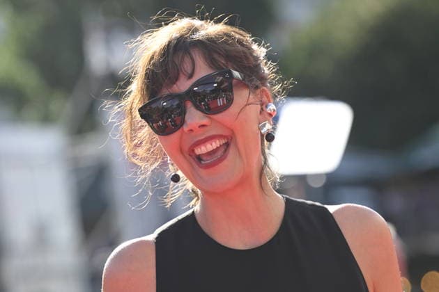American actress Maggie Gyllenhaal arrives at the opening of the 60th Karlovy Vary International Film Festival, on June 3, 2026, in Karlovy Vary, Czech Republic. (CTKxPhoto KaterinaxSulova) CTKPhotoP2026070306874  CTKPhotoP2026070306874