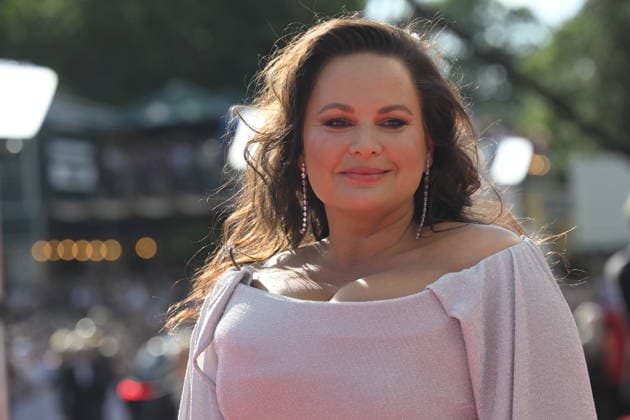 Czech actress Jitka Cvancarova arrives at the opening of the 60th Karlovy Vary International Film Festival, on June 3, 2026, in Karlovy Vary, Czech Republic. (CTKxPhoto KaterinaxSulova) CTKPhotoP2026070306927  CTKPhotoP2026070306927
