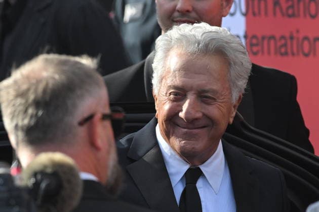 American actor Dustin Hoffman arrives at the opening of the 60th Karlovy Vary International Film Festival, on June 3, 2026, in Karlovy Vary, Czech Republic. (CTKxPhoto SlavomirxKubes) CTKPhotoP2026070306961  CTKPhotoP2026070306961