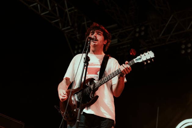 Getdown Services live at Roskilde Festival 2026 Roskilde, Denmark. 03rd, July 2026. The British rock band Getdown Services performs a live concert during the Danish music festival Roskilde Festival 2026 in Roskilde. Denmark, Roskilde  Copyright: xGonzalesxPhoto MathiasxKristensenx