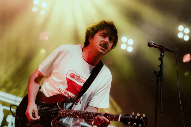 Getdown Services live at Roskilde Festival 2026 Roskilde, Denmark. 03rd, July 2026. The British rock band Getdown Services performs a live concert during the Danish music festival Roskilde Festival 2026 in Roskilde. Denmark, Roskilde  Copyright: xGonzalesxPhoto MathiasxKristensenx
