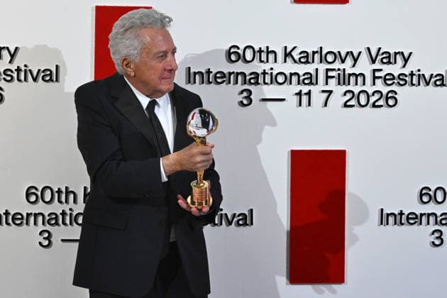 Two-time Oscar winner Dustin Hoffman accepted the Crystal Globe for Outstanding Artistic Contribution to World Cinema at the opening of the 60th Karlovy Vary International Film Festival, on July 3, 2026, in Karlovy Vary, Czech Republic (CTKxPhoto SlavomirxKubes) CTKPhotoP2026070308104  CTKPhotoP2026070308104