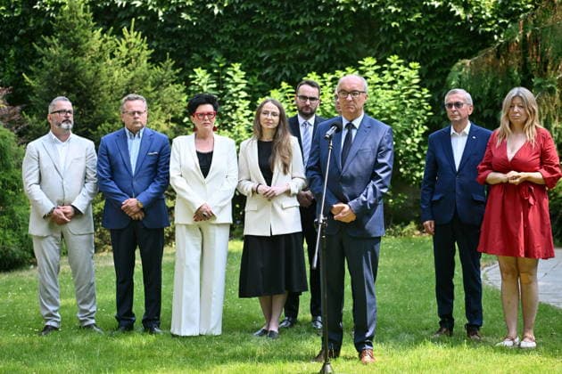 RECORD DATE NOT STATED 01.07.2026 WARSZAWA SEJM RP POSIEDZENIE SEJMU July 1, 2026 Warsaw – Sejm of the Republic of Poland – Sejm Session – Polish Parliament KONFERENCJA PRASOWA LEWICY FOT DAMIAN BURZYKOWSKI NEWSPIX.PL NEWSPIX.PL --- newspix.pl 