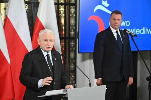 RECORD DATE NOT STATED 01.07.2026 WARSZAWA SEJM RP POSIEDZENIE SEJMU July 1, 2026 Warsaw – Sejm of the Republic of Poland – Sejm Session – Polish Parliament KONFERENCJA PRASOWA PISU N Z JAROSLAW KACZYNSKI PRZEMYSLAW CZARNEK FOT DAMIAN BURZYKOWSKI NEWSPIX.PL NEWSPIX.PL --- newspix.pl 