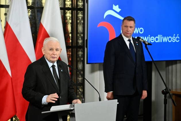 RECORD DATE NOT STATED 01.07.2026 WARSZAWA SEJM RP POSIEDZENIE SEJMU July 1, 2026 Warsaw – Sejm of the Republic of Poland – Sejm Session – Polish Parliament KONFERENCJA PRASOWA PISU N Z JAROSLAW KACZYNSKI PRZEMYSLAW CZARNEK FOT DAMIAN BURZYKOWSKI NEWSPIX.PL NEWSPIX.PL --- newspix.pl 