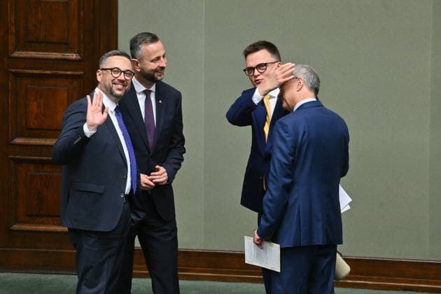 RECORD DATE NOT STATED 01.07.2026 WARSZAWA SEJM RP POSIEDZENIE SEJMU July 1, 2026 Warsaw – Sejm of the Republic of Poland – Sejm Session – Polish Parliament KONFERENCJA PRASOWA PISU N Z MARCIN KULASEK WLADYSLAW KOSINIAK KAMYSZ SZYMON HOLOWNIA WLODZIMIERZ CZARZASTY FOT DAMIAN BURZYKOWSKI NEWSPIX.PL NEWSPIX.PL --- newspix.pl 