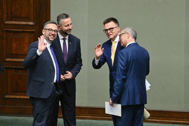 RECORD DATE NOT STATED 01.07.2026 WARSZAWA SEJM RP POSIEDZENIE SEJMU July 1, 2026 Warsaw – Sejm of the Republic of Poland – Sejm Session – Polish Parliament KONFERENCJA PRASOWA PISU N Z MARCIN KULASEK WLADYSLAW KOSINIAK KAMYSZ SZYMON HOLOWNIA WLODZIMIERZ CZARZASTY FOT DAMIAN BURZYKOWSKI NEWSPIX.PL NEWSPIX.PL --- newspix.pl 