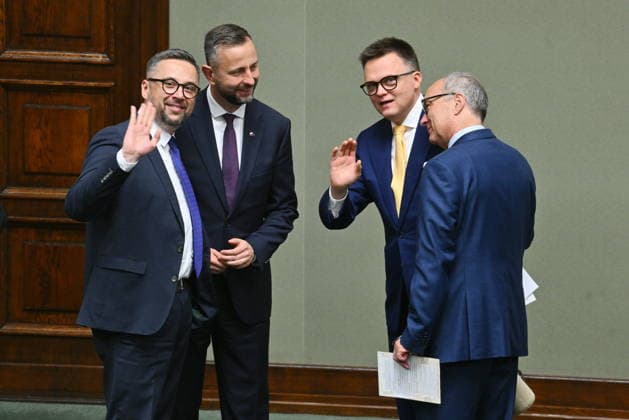 RECORD DATE NOT STATED 01.07.2026 WARSZAWA SEJM RP POSIEDZENIE SEJMU July 1, 2026 Warsaw – Sejm of the Republic of Poland – Sejm Session – Polish Parliament KONFERENCJA PRASOWA PISU N Z MARCIN KULASEK WLADYSLAW KOSINIAK KAMYSZ SZYMON HOLOWNIA WLODZIMIERZ CZARZASTY FOT DAMIAN BURZYKOWSKI NEWSPIX.PL NEWSPIX.PL --- newspix.pl 