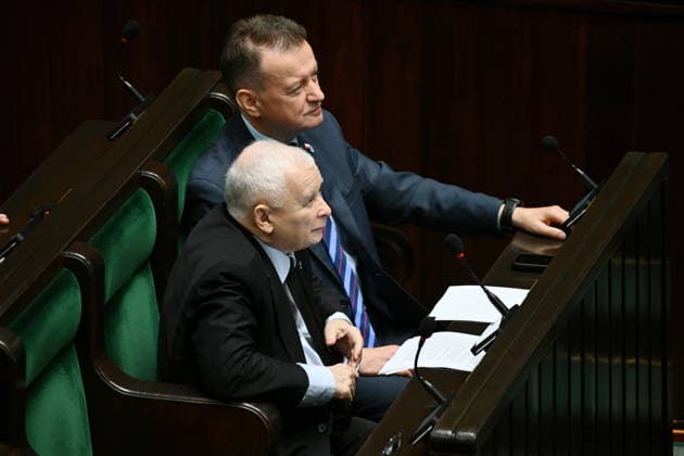 RECORD DATE NOT STATED 01.07.2026 WARSZAWA SEJM RP POSIEDZENIE SEJMU July 1, 2026 Warsaw – Sejm of the Republic of Poland – Sejm Session – Polish Parliament N Z JAROSLAW KACZYNSKI MARIUSZ BLASZCZAK FOT DAMIAN BURZYKOWSKI NEWSPIX.PL NEWSPIX.PL --- newspix.pl 