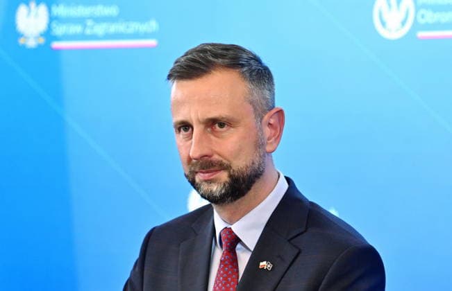 RECORD DATE NOT STATED 03.07.2026 WARSZAWA KONFERENCJA PRASOWA MINISTRA SPRAW ZAGRANICZNYCH I MINISTRA OBRONY NARODOWEJ July 3, 2026, Warsaw – Press conference by the Polish Minister of Foreign Affairs and the Polish Minister of National Defence N Z RADOSLAW SIKORSKI FOT DAMIAN BURZYKOWSKI NEWSPIX.PL NEWSPIX.PL --- newspix.pl 
