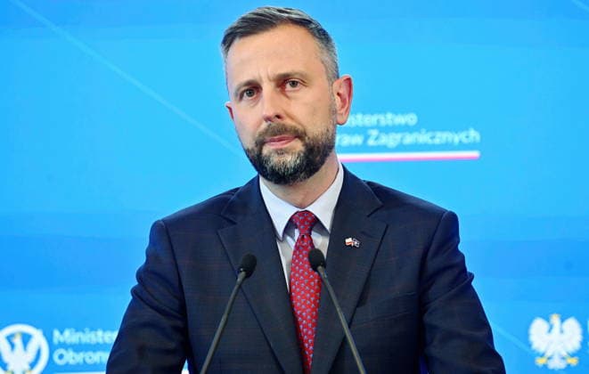 RECORD DATE NOT STATED 03.07.2026 WARSZAWA KONFERENCJA PRASOWA MINISTRA SPRAW ZAGRANICZNYCH I MINISTRA OBRONY NARODOWEJ July 3, 2026, Warsaw – Press conference by the Polish Minister of Foreign Affairs and the Polish Minister of National Defence N Z RADOSLAW SIKORSKI FOT DAMIAN BURZYKOWSKI NEWSPIX.PL NEWSPIX.PL --- newspix.pl 