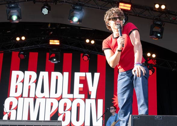 Bradley Simpson performs during BST Hyde Park at Hyde Park in London, England. UK. Friday 3rd July 2026. Copyright: xJamesxWarrenx BRADLEY SIMPSON - BST HYDE PARK3