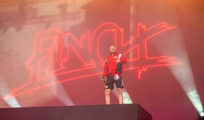 Fußballkultur, Saison 2026 2027, Das Konzert, Rapper Finch im Stadion An der Alten Försterei, Finchis Heimspiel, im Bild: Finch, 03.07. 2026, *** Soccer Culture, 2026–2027 Season, The Concert, Rapper Finch at the An der Alten Försterei Stadium, Finch s Home Game, Pictured: Finch, July 3, 2026, Copyright: xMatthiasxKochx