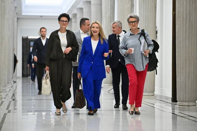 RECORD DATE NOT STATED 03.07.2026 WARSZAWA SEJM RP POSIEDZENIE SEJMU July 3, 2026 Warsaw – Sejm of the Republic of Poland – Sejm Session – Polish Parliament GLOSOWANIA FOT DAMIAN BURZYKOWSKI NEWSPIXPL NEWSPIX.PL --- newspix.pl 