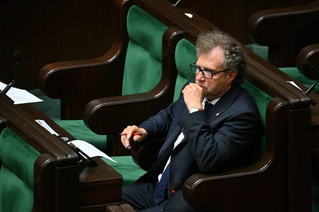 RECORD DATE NOT STATED 03.07.2026 WARSZAWA SEJM RP POSIEDZENIE SEJMU July 3, 2026 Warsaw – Sejm of the Republic of Poland – Sejm Session – Polish Parliament GLOSOWANIA N Z JACEK KARNOWSKI FOT DAMIAN BURZYKOWSKI NEWSPIXPL NEWSPIX.PL --- newspix.pl 