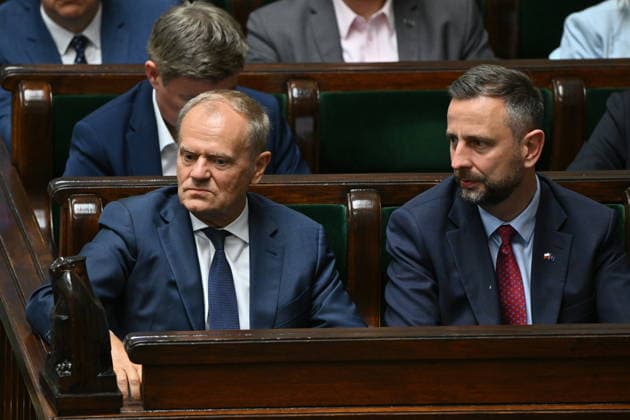 RECORD DATE NOT STATED 03.07.2026 WARSZAWA SEJM RP POSIEDZENIE SEJMU July 3, 2026 Warsaw – Sejm of the Republic of Poland – Sejm Session – Polish Parliament GLOSOWANIA N Z DONALD TUSK WLADYSLAW KOSINIAK KAMYSZ FOT DAMIAN BURZYKOWSKI NEWSPIXPL NEWSPIX.PL --- newspix.pl 
