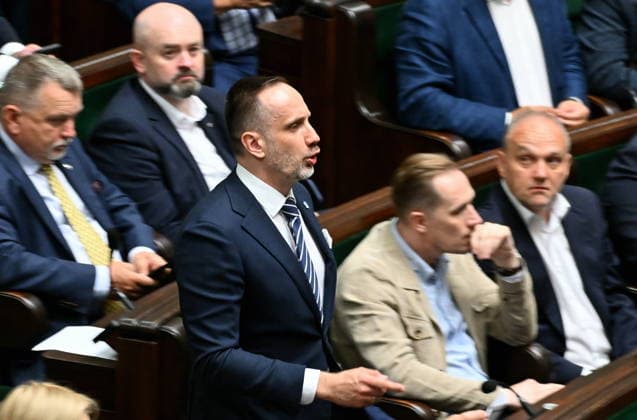 RECORD DATE NOT STATED 03.07.2026 WARSZAWA SEJM RP POSIEDZENIE SEJMU July 3, 2026 Warsaw – Sejm of the Republic of Poland – Sejm Session – Polish Parliament GLOSOWANIA N Z JANUSZ KOWALSKI FOT DAMIAN BURZYKOWSKI NEWSPIXPL NEWSPIX.PL --- newspix.pl 