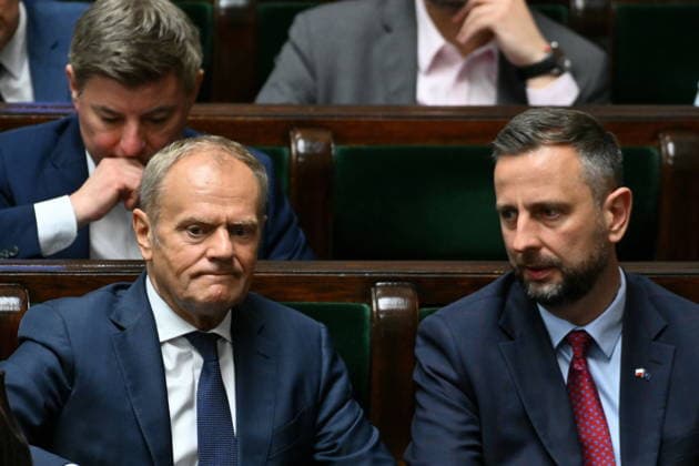 RECORD DATE NOT STATED 03.07.2026 WARSZAWA SEJM RP POSIEDZENIE SEJMU July 3, 2026 Warsaw – Sejm of the Republic of Poland – Sejm Session – Polish Parliament GLOSOWANIA N Z DONALD TUSK WLADYSLAW KOSINIAK KAMYSZ FOT DAMIAN BURZYKOWSKI NEWSPIXPL NEWSPIX.PL --- newspix.pl 