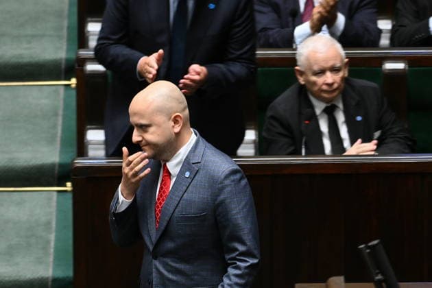 RECORD DATE NOT STATED 03.07.2026 WARSZAWA SEJM RP POSIEDZENIE SEJMU July 3, 2026 Warsaw – Sejm of the Republic of Poland – Sejm Session – Polish Parliament GLOSOWANIA N Z DARIUSZ MATECKI JAROSLAW KACZYNSKI FOT DAMIAN BURZYKOWSKI NEWSPIXPL NEWSPIX.PL --- newspix.pl 
