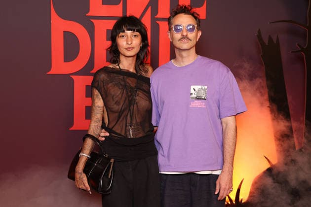 Evil Dead Burn Premiere - Paris Jean-Toussaint Bernard and his girlfriend attends the Evil Dead Burn Paris Premiere at Grand Rex on July 03, 2026 in Paris, France. Photo by Jerome Domine ABACAPRESS.COM Paris France  Copyright: xDominexJerome ABACAx