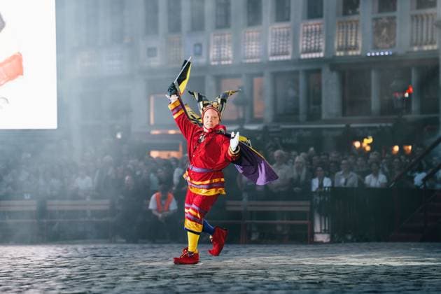 the Ommegang Oppidi Bruxellensis historical parade in the city center of Brussels, Friday 03 July 2026. This parade is an historical reenactment of the entry of Charles the fifth (Charles Quint - Keizer Karel) in Brussels in 1549. MARIUS BURGELMAN  MariusxBurgelman 180290214