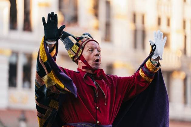 the Ommegang Oppidi Bruxellensis historical parade in the city center of Brussels, Friday 03 July 2026. This parade is an historical reenactment of the entry of Charles the fifth (Charles Quint - Keizer Karel) in Brussels in 1549. MARIUS BURGELMAN  MariusxBurgelman 180291175
