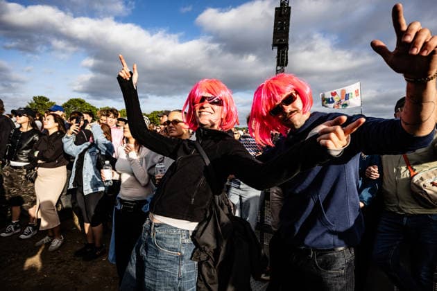 Addison Rae live at Roskilde Festival 2026 Roskilde, Denmark. 03rd, July 2026. Festival goers seen at a live concert with the American singer Addison Rae during the Danish music festival Roskilde Festival 2026 in Roskilde. Denmark, Roskilde  Copyright: xGonzalesxPhoto ErlingxBrodersenx
