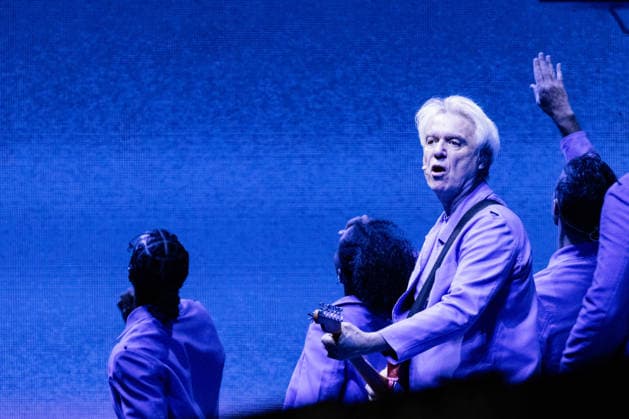 David Byrne live at Roskilde Festival 2026 Roskilde, Denmark. 03rd, July 2026. The Scottish-American singer, songwriter and musician David Byrne performs a live concert during the Danish music festival Roskilde Festival 2026 in Roskilde. Denmark, Roskilde  Copyright: xGonzalesxPhoto ErlingxBrodersenx