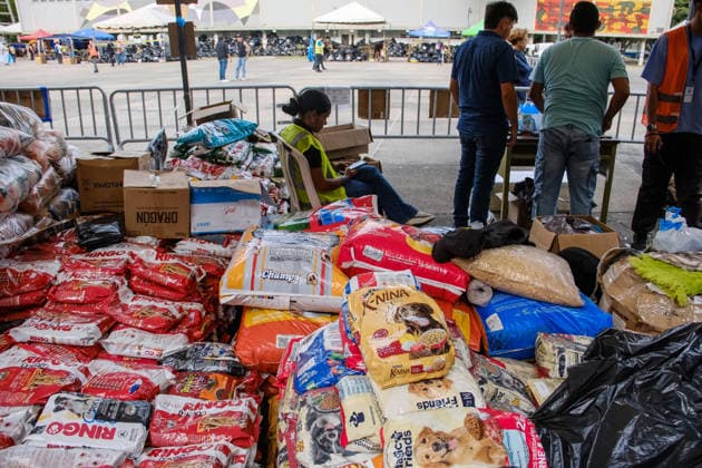 UCV collection center mobilizes humanitarian aid for Venezuela s earthquake survivors CARACAS, VENEZUELA - JULY 3: Volunteers and local citizens work at the Central University of Venezuela s (UCV) main humanitarian collection center, established at the Rectorate Plaza in Caracas, Venezuela, on July 3, 2026. The UCV s main collection center, located at the Rectorate Plaza in Caracas, operates around the clock under the organization of the Federation of University Centers and volunteers. Collected supplies are prioritized for areas affected by recent earthquakes, particularly La Guaira. They continuously receive non-perishable food, drinking water, medical supplies, personal hygiene items, clothing in good condition, and rescue tools. Diko Be  Copyright: x2026xAnadoluxDikoxBetancourtx