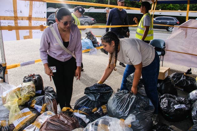 UCV collection center mobilizes humanitarian aid for Venezuela s earthquake survivors CARACAS, VENEZUELA - JULY 3: Volunteers and local citizens work at the Central University of Venezuela s (UCV) main humanitarian collection center, established at the Rectorate Plaza in Caracas, Venezuela, on July 3, 2026. The UCV s main collection center, located at the Rectorate Plaza in Caracas, operates around the clock under the organization of the Federation of University Centers and volunteers. Collected supplies are prioritized for areas affected by recent earthquakes, particularly La Guaira. They continuously receive non-perishable food, drinking water, medical supplies, personal hygiene items, clothing in good condition, and rescue tools. Diko Be  Copyright: x2026xAnadoluxDikoxBetancourtx