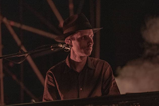 These New Puritans live at arti vive festival in Soliera, Italy - 03 July 2026 Jack Barnett of These New Puritans performs on stage during the presentation of their latest and acclaimed studio album, Crooked Wing at Piazza Lusvardi. Twins Jack and George Barnett, the founding nucleus of the British avant-garde band These New Puritans, took to the stage in Piazza Lusvardi in Soliera (MO) as one of the most anticipated headliners of the nineteenth edition of Arti Vive Festival. The cult band from Essex treated the audience to a powerful and captivating performance. Soliera Italy Copyright: xCarloxVerganix xSOPAxImagesx TNP26(5)