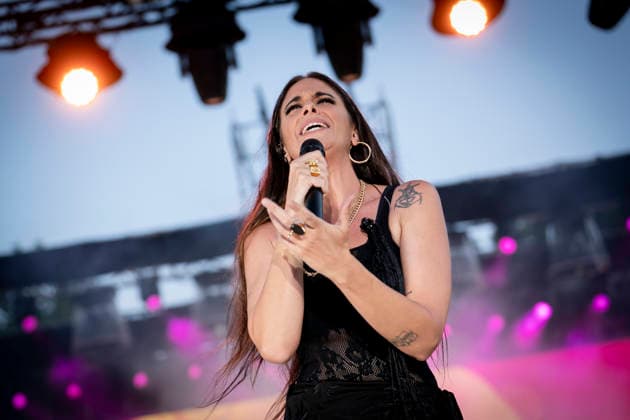 MADO María Peláe’s Campanadas de la Diversidad Celebration during the festive and advocacy event Campanadas de la Diversidad, on July 3, 2026, in Madrid, Spain. This musical event, part of the official activities of the capital’s LGBTIQ Pride festivities and held on the main stage in Plaza de Espana, features live performances and appearances by singers Natalia, María Peláe, Vicco, Soraya, and a surprise performance, as well as hosting the presentation of the Mr. Gay Spain A Pé Special Award MADRID, Spain MADRID, Spain Spain  Copyright: xA.xPÃ rezxMecax 7642679