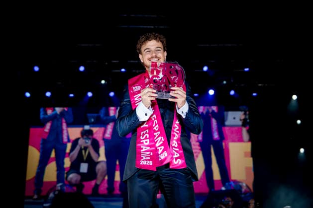 Celebration of the 19th Mr. Gay Spain Gala featuring MADO Israel de San Secundino during the pageant and musical show of the 19th Mr. Gay Spain Gala, on July 3, 2026, in Madrid, Spain. The event, one of the central and most popular highlights of the capital’s official LGBTIQ Pride festival program, takes place on the main stage in Plaza de Espana to select the new national representative, combining the community’s visibility, the candidates’ stories of overcoming adversity, and live artistic performances. A Pé MADRID Spain MADRID Spain Spain  Copyright: xA.xPÃ rezxMecax 7642738