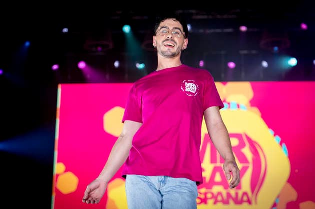 Celebration of the 19th Mr. Gay Spain Gala featuring MADO’s Jon Martínez during the pageant and musical show of the 19th Mr. Gay Spain Gala, on July 3, 2026, in Madrid, Spain. The event—one of the central and most popular highlights of the capital’s official LGBTIQ Pride festival program—takes place on the main stage in Plaza de Espana to select the new national representative, combining the community’s visibility, the candidates’ stories of overcoming adversity, and live artistic performances. A Pé MADRID Spain MADRID Spain Spain  Copyright: xA.xPÃ rezxMecax 7642787