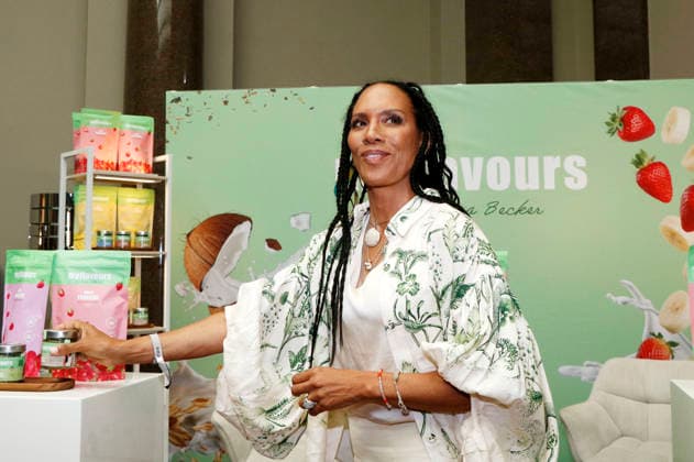 Barbara Becker beim Photocall zur Vorstellung ihrer neuen nachhaltigen Food-Marke MYFLAVOURS im Rahmen der VIP Beauty & Fashion Lounge im Hotel de Rome. Berlin, 03.07.2026 *** Barbara Becker at the photo call to launch her new sustainable food brand, MYFLAVOURS, as part of the VIP Beauty Fashion Lounge at the Hotel de Rome in Berlin, July 3, 2026 Foto:xA.xBuggex xFuturexImagex becker_6706