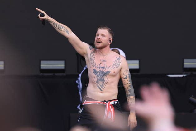 03.07.2026, Finch, Rapper, im Konzert live im Stadion Alte Försterei, Berlin, Musik, bürgerlich Nils Wehowsky, Berlin *** July 3, 2026, Finch, rapper, live concert at the Alte Försterei Stadium, Berlin, music, real name Nils Wehowsky, Berlin
