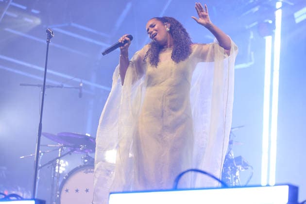 Ezra Collective and Leona Lewis perform at Love Supreme Jazz Festival, UK Glynde Place nr Lewes, East Sussex, UK, Love Supreme Jazz Festival 2026 on 3 July 2026 Ezra Collective with special guest Leona Lewis perform as headliners at Day 1 of Europe™s largest outdoor summer jazz festival. Leona Lewis pictured, Credit:Andy Sturmey Andrew Sturmey - B1114 Avalon United Kingdom, East Sussex, Glynde Place, Lewes  Copyright: xAndyxSturmeyx xAndrewxSturmeyx-xB1114x xAvalonx 1114241281