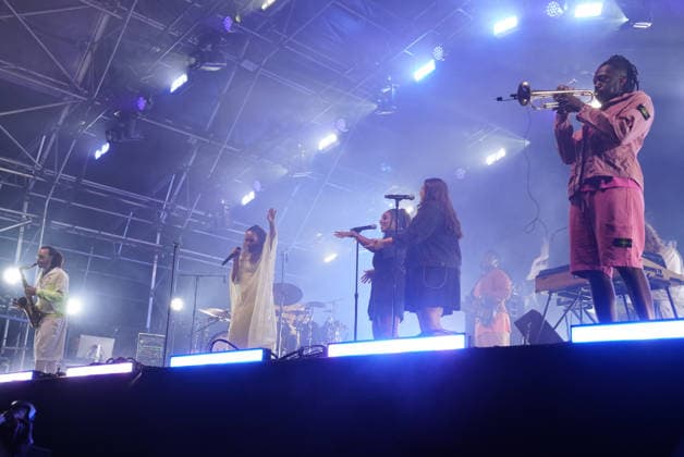Ezra Collective and Leona Lewis perform at Love Supreme Jazz Festival, UK Glynde Place nr Lewes, East Sussex, UK, Love Supreme Jazz Festival 2026 on 3 July 2026 Ezra Collective with special guest Leona Lewis perform as headliners at Day 1 of Europe™s largest outdoor summer jazz festival. Band members include drummer and bandleader - Femi Koleoso, bassist - TJ Koleoso, keyboardist - Joe Armon-Jones trumpeter - Ife Ogunjobi, tenor saxophonist - James Mollison With Leona Lewis as special guest, Credit:Andy Sturmey Andrew Sturmey - B1114 Avalon United Kingdom, East Sussex, Glynde Place, Lewes  Copyright: xAndyxSturmeyx xAndrewxSturmeyx-xB1114x xAvalonx 1114241520
