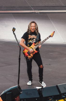 Metallica live at London Stadium, London, UK, 03 July 2026 Metallica M72 World Tour Kirk Hammett London Stadium Stratford, London Friday 3rd July, Credit:Justine Louise Avalon  Copyright: xJustinexLouisex xAvalonx 1114239866