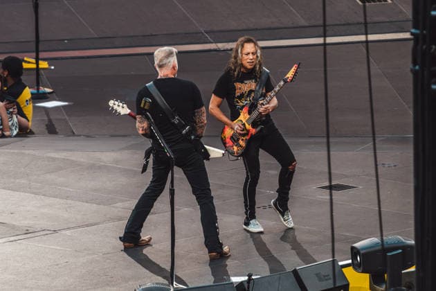 Metallica live at London Stadium, London, UK, 03 July 2026 Metallica M72 World Tour James Hetfield & Kirk Hammett London Stadium Stratford, London Friday 3rd July, Credit:Justine Louise Avalon  Copyright: xJustinexLouisex xAvalonx 1114240007