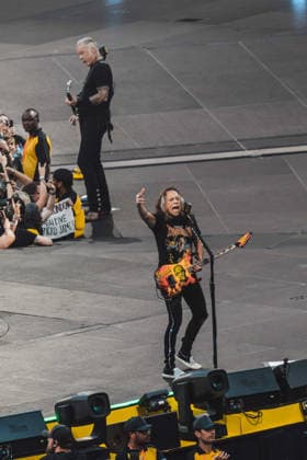 Metallica live at London Stadium, London, UK, 03 July 2026 Metallica M72 World Tour James Hetfield & Kirk Hammett London Stadium Stratford, London Friday 3rd July London Stadium Stratford, London Friday 3rd July, Credit:Justine Louise Avalon  Copyright: xJustinexLouisex xAvalonx 1114240179
