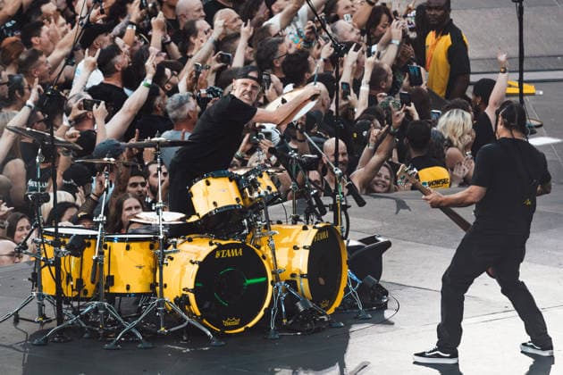 Metallica live at London Stadium, London, UK, 03 July 2026 Metallica M72 World Tour Lars Ulrich & Robert Trujillo London Stadium Stratford, London Friday 3rd July, Credit:Justine Louise Avalon  Copyright: xJustinexLouisex xAvalonx 1114240318