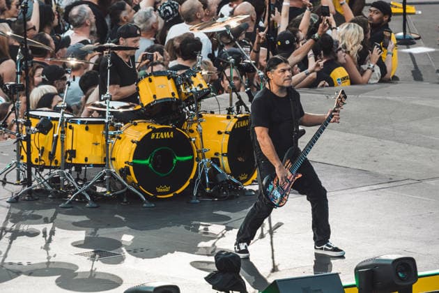 Metallica live at London Stadium, London, UK, 03 July 2026 Metallica M72 World Tour Lars Ulrich & Robert Trujillo London Stadium Stratford, London Friday 3rd July, Credit:Justine Louise Avalon  Copyright: xJustinexLouisex xAvalonx 1114240327