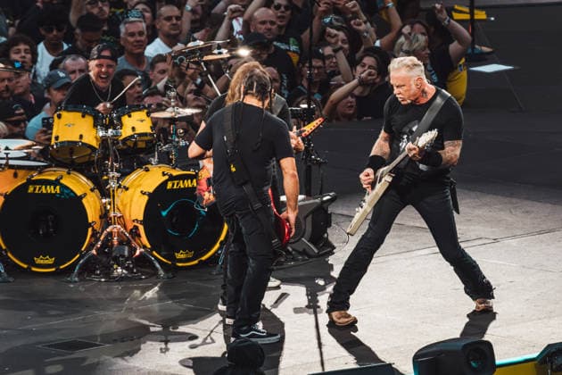Metallica live at London Stadium, London, UK, 03 July 2026 Metallica M72 World Tour Lars Ultrich, James Hetfield, Kirk Hammett & Robert Trujillo London Stadium Stratford, London Friday 3rd July, Credit:Justine Louise Avalon  Copyright: xJustinexLouisex xAvalonx 1114240500